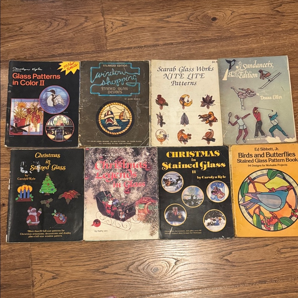 Multiples Stained Glass Pattern Books Collection